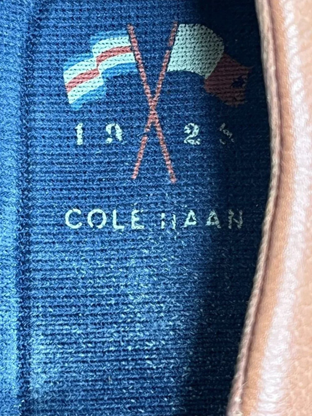 Cole Haan Grand.Os Tan Leather Nantucket Deck Shoes sz 11.5 M Preppy C27537
